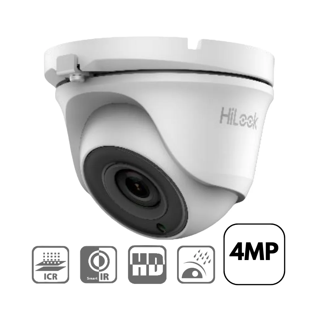 CAMARA DOMO EXT. 4MP L-2.8MM IR-20MTS HILOOK | Alecom